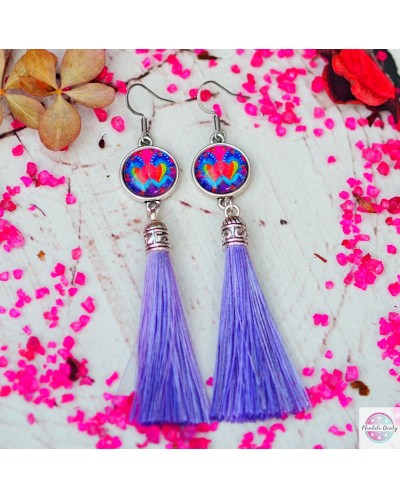 Kolczyki z mandalą "Nie-Dwa".