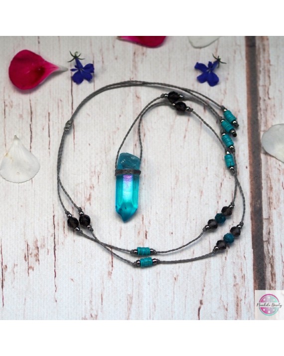 Naszyjnik z Aqua Aurą.