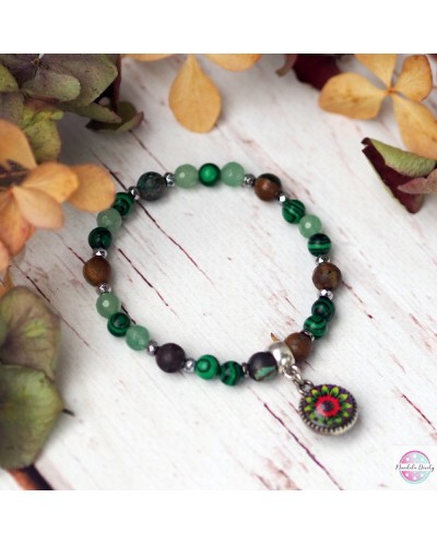 Bransoletka pewności z mandalą "Teraz Jestem Sobą".