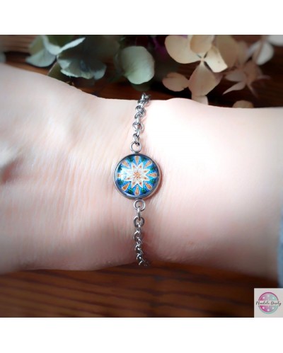 Bransoletka na nogę z mandalą "Uspokojenie".