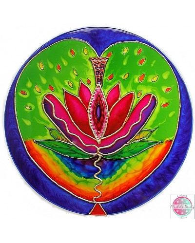 Mandala na szkle "Yonizująca"