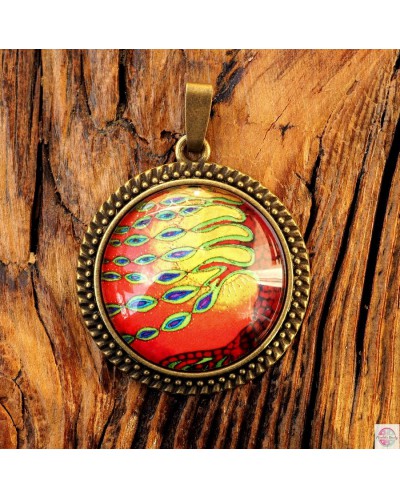 Medalion z mandalą "Drzewo Oczyszczenia".