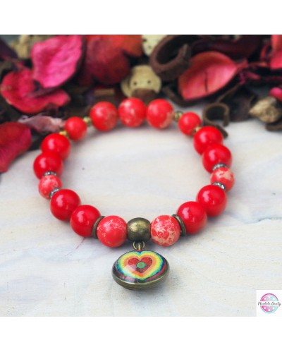 Bracelet with mandala "Awakening of Heart".